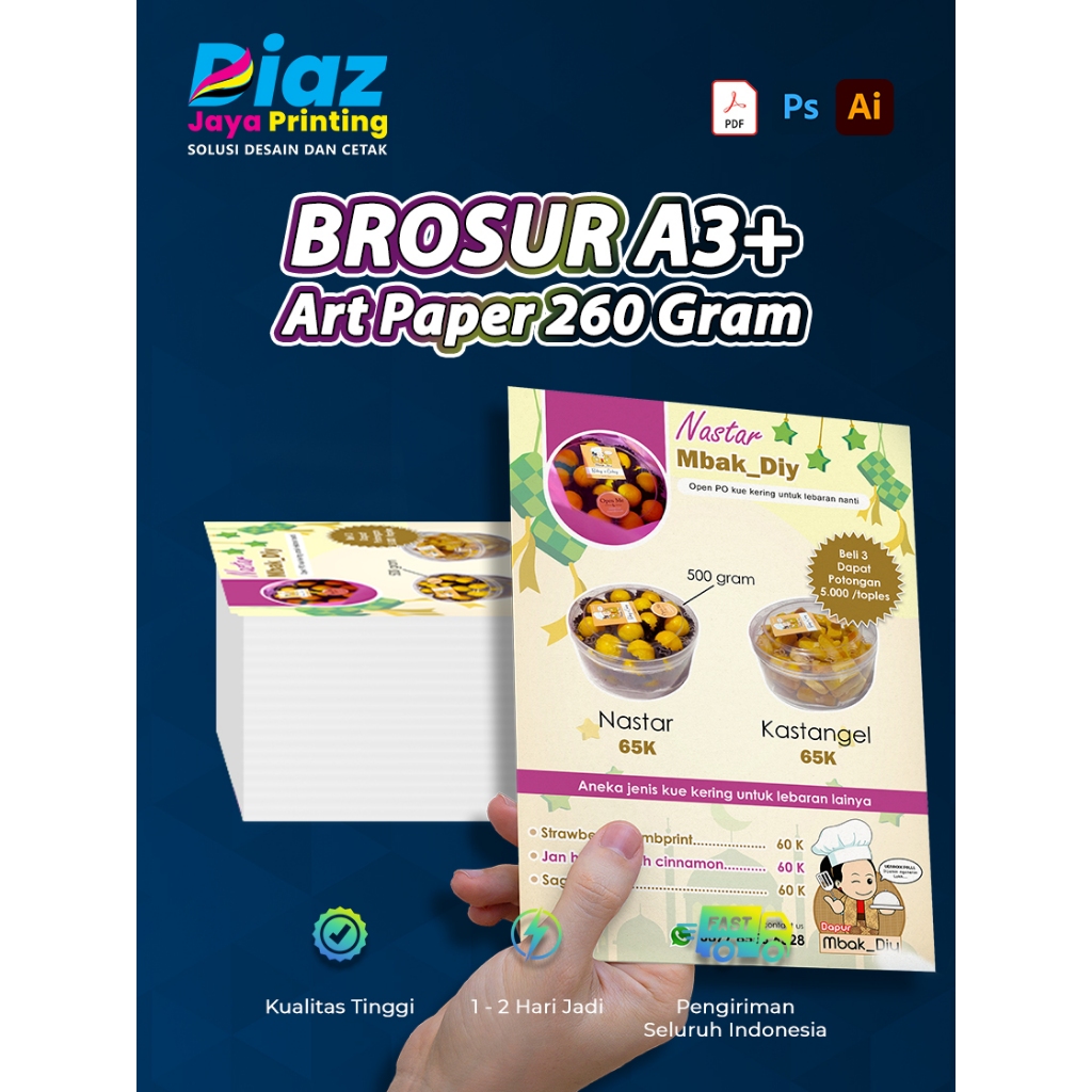 

Cetak A3+ Art Paper 260 gsm (Bisa Satuan)
