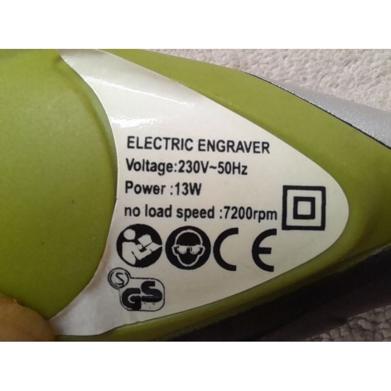 Alat grafir elektrik mesin ukir engraver gravir logam akrillik batu besi kayu