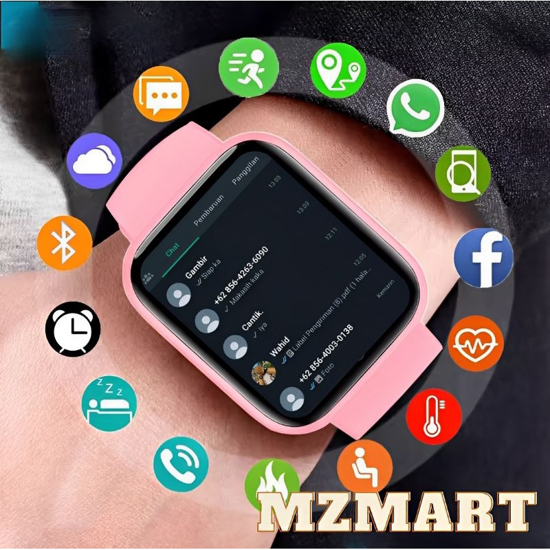 Jam Tangan Hp Pintar Android Digital Smartwatch Imo Anak Pria Wanita Dewasa Sport Bluetooth Notif Wh