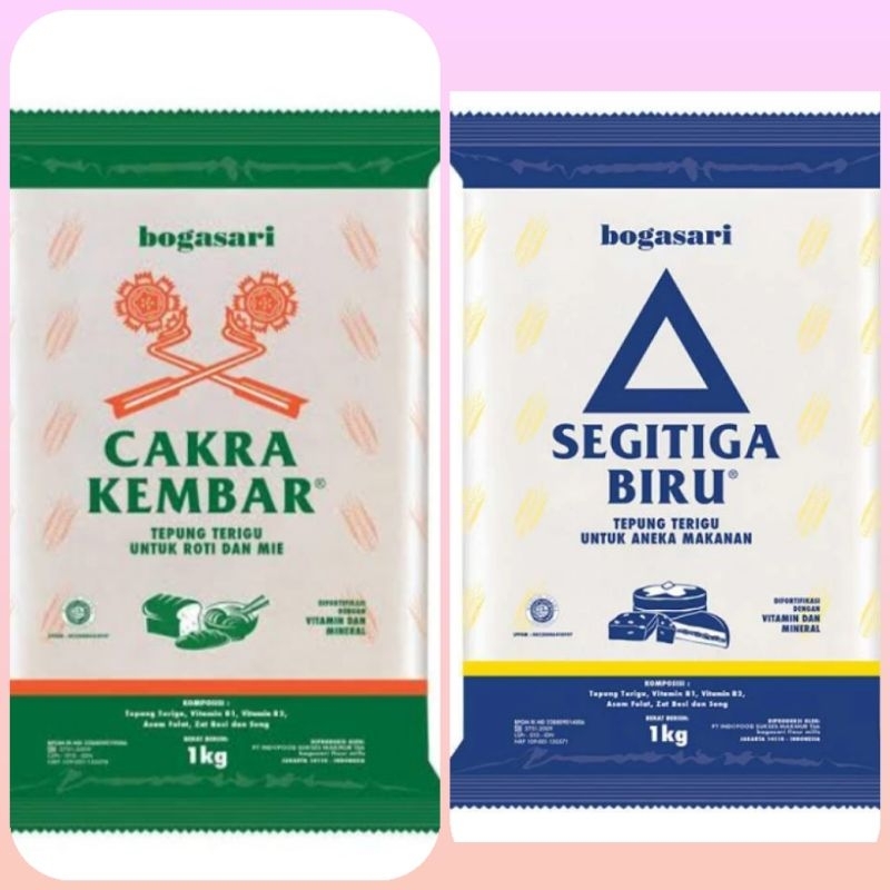 

TEPUNG KUNCI BIRU,CAKRA & SEGITIGA BIRU 1 KG