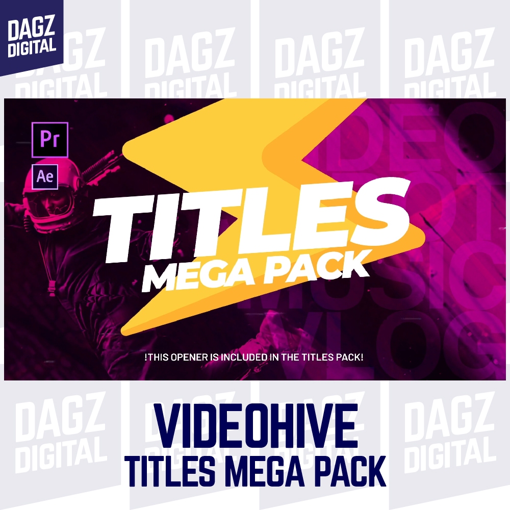 Videohive - Video Hive The One 1.0 Titles Pack For Premiere Pro and After Effects - VH-23766434 Temp