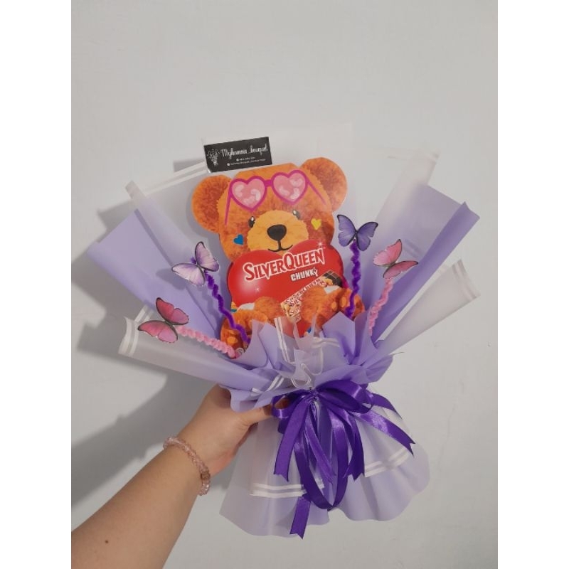 

buket coklat silverqueen gemoy