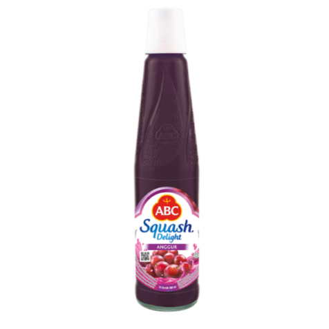 ABC Sirup Anggur Grape 450 Ml 12 Botol/Dus