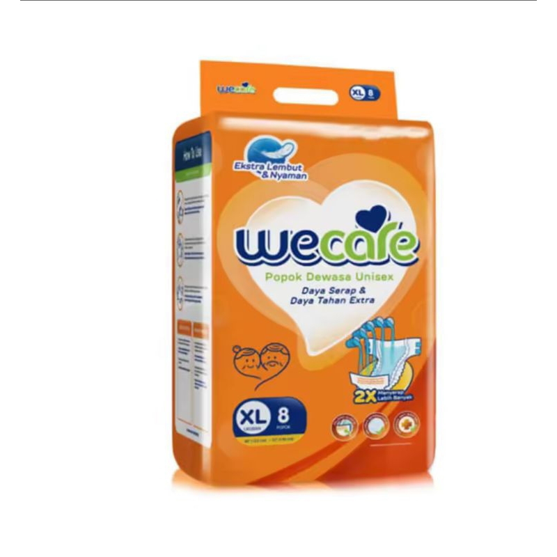 PAMPERS DEWASA WECARE ADULT DIAPERS SIZE XL8