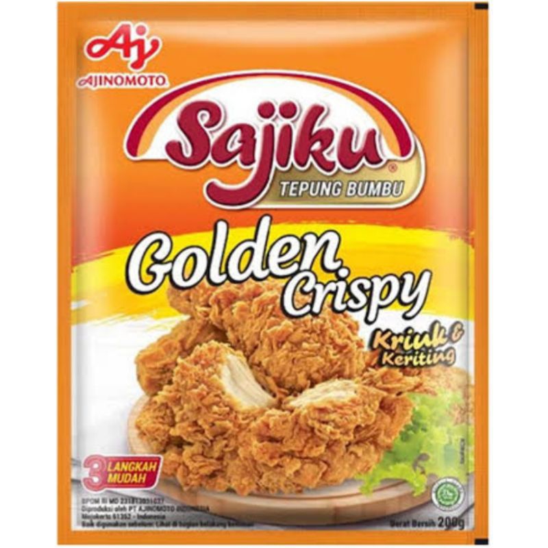 

Sajiku Tepung Bumbu Golden Crispy 200gr