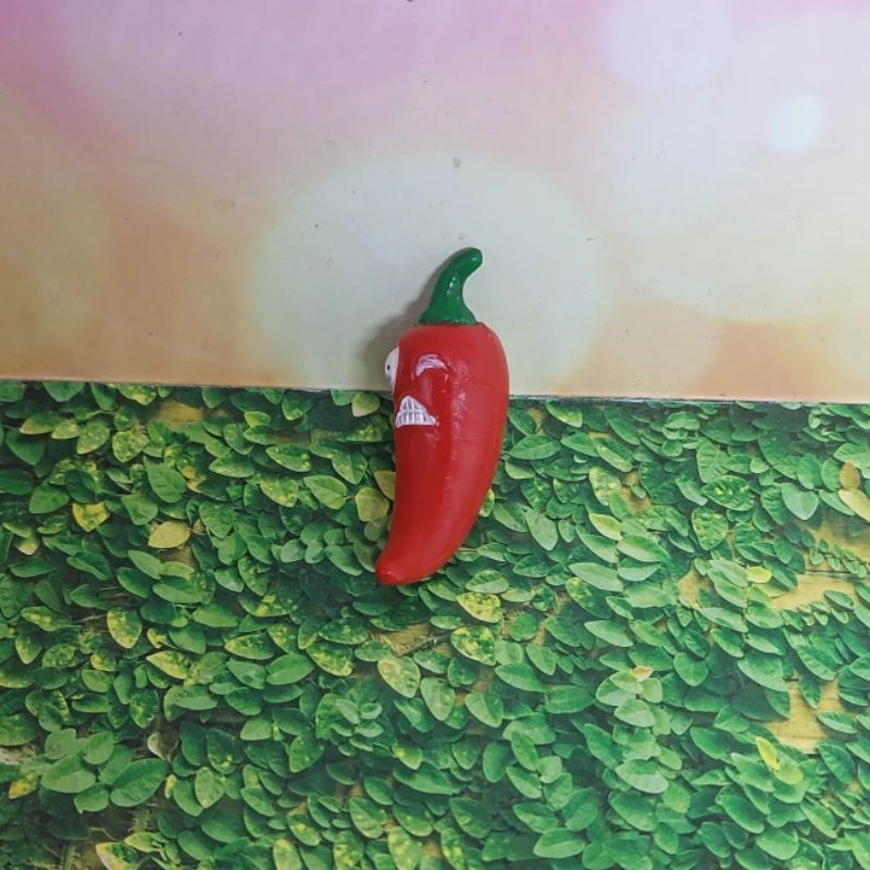 Plants VS Zombie Jalapeno Action Figure Mainan McD Happy Meal