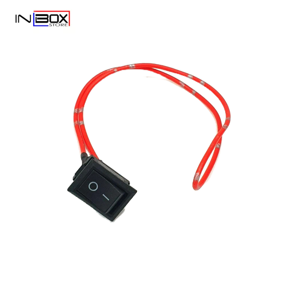 Saklar Tombol On Off 2 Kaki Kabel Motor Universal Switch