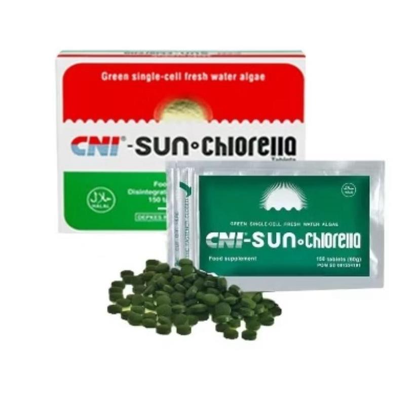 CNI Sun Chlorella 150 Tablet/Sun Chlorella CNI Medan 150 Tablet