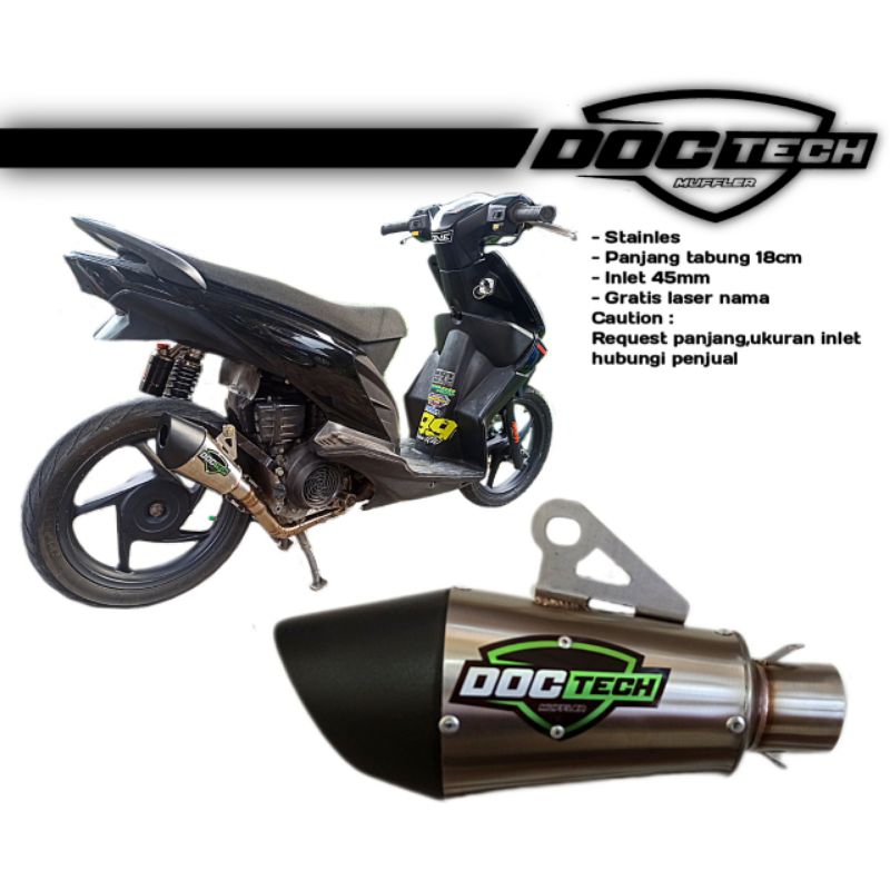 Knalpot Beat Doctech muffler