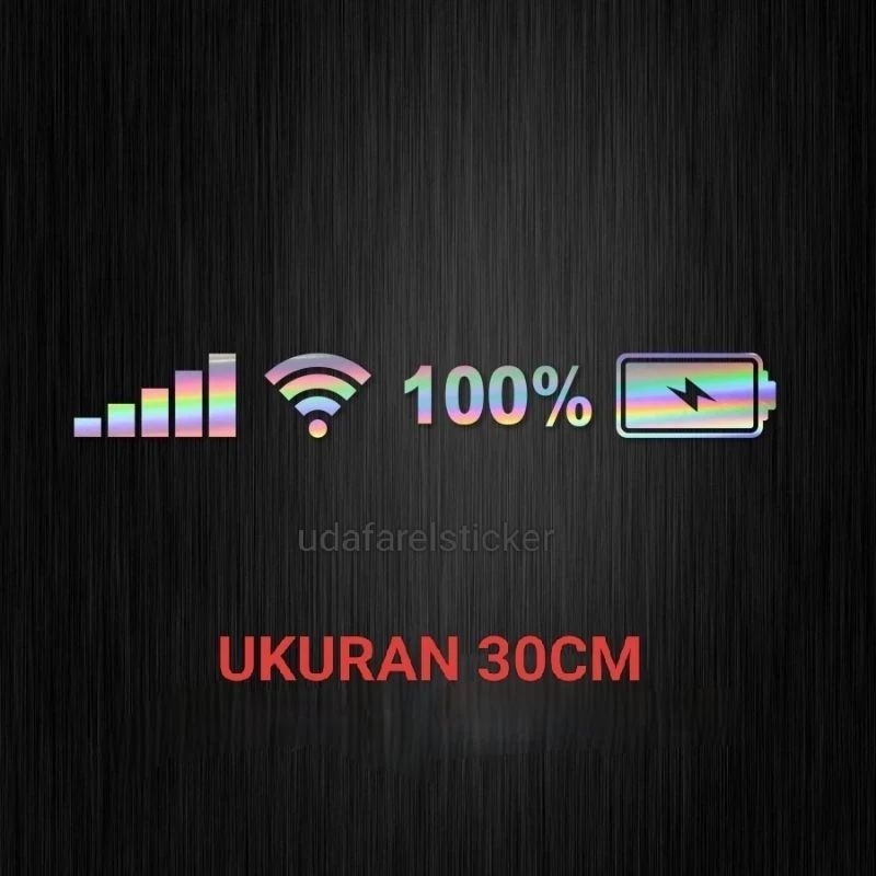 STICKER CUTTING SINYAL WIFI MOBIL