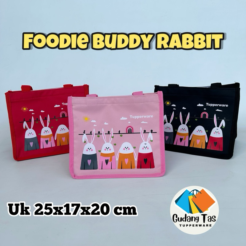 Tas bekal Foodie Buddy Rabbit Tupperware