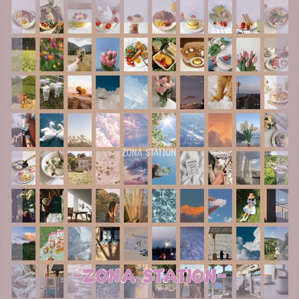 

[ZS] 5 Lembar / Various Paper Jurnaling Scrapbook