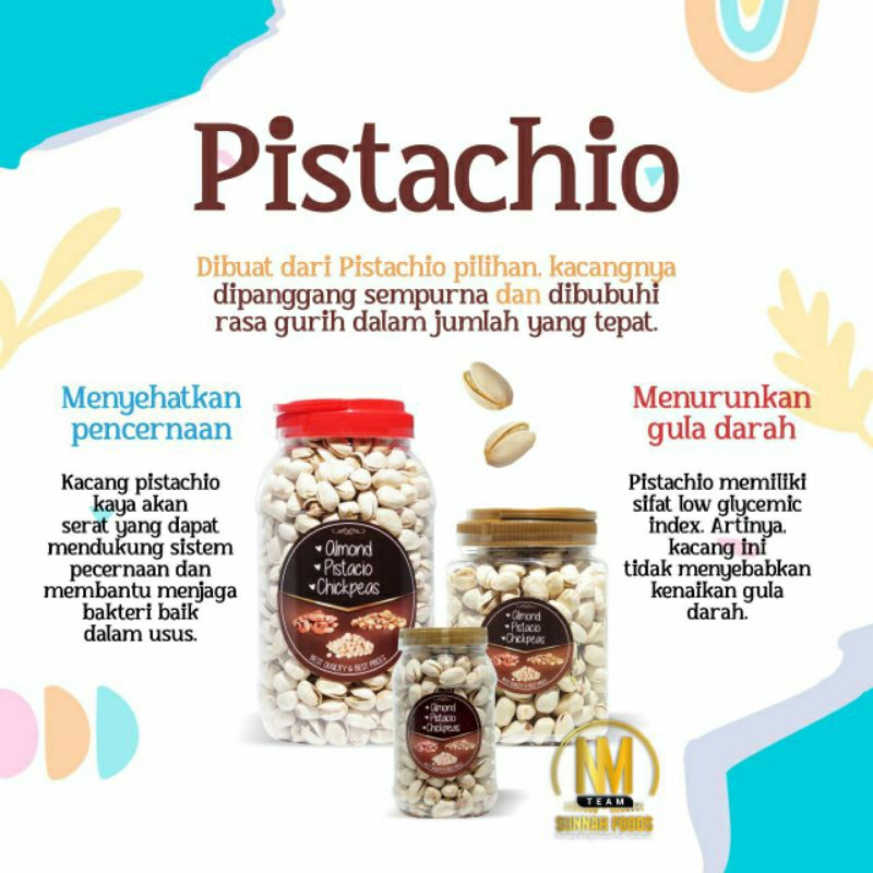 

PISTACHIO/ FUSTUQ KEMASAN PLASTIK atau TOPLES