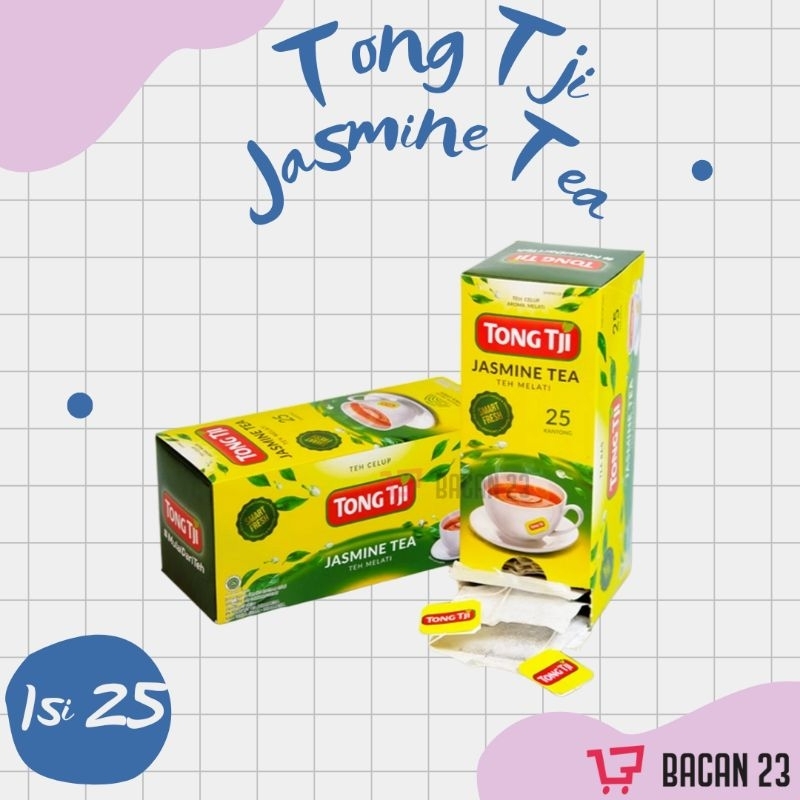 

TongTji Teh Celup Melati (25pcs) / Jasmin Tea / Teh Seduh / Teh Celup / Bacan 23 - Bacan23