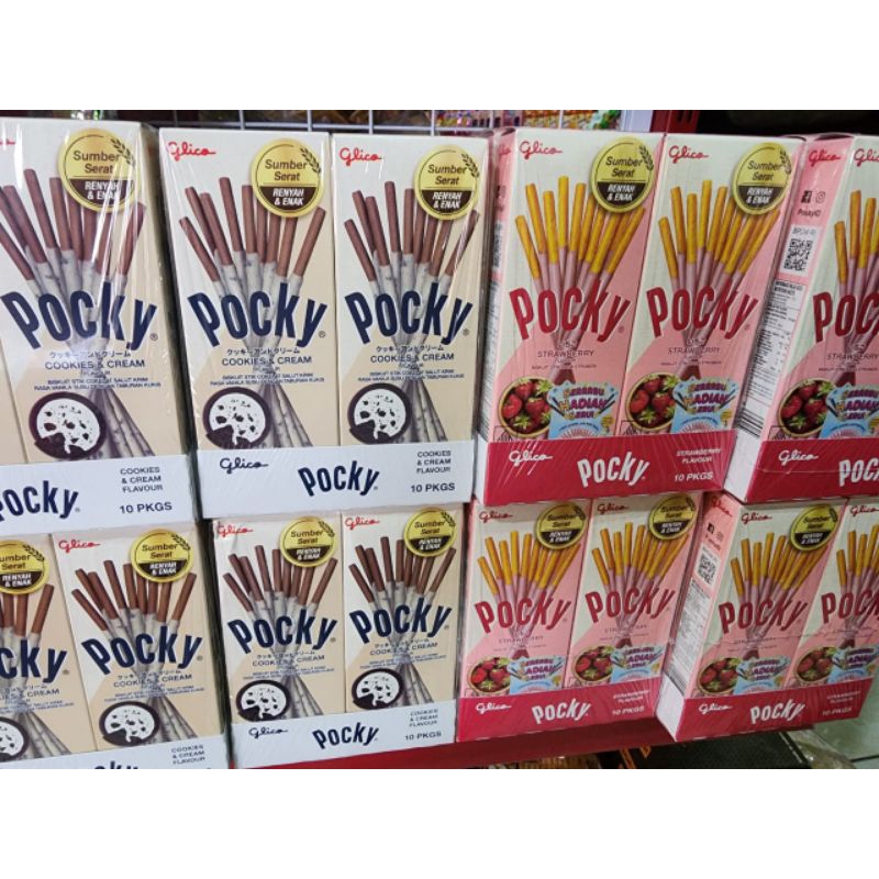 

Pocky isi 10 pack rasa yang tertera di foto