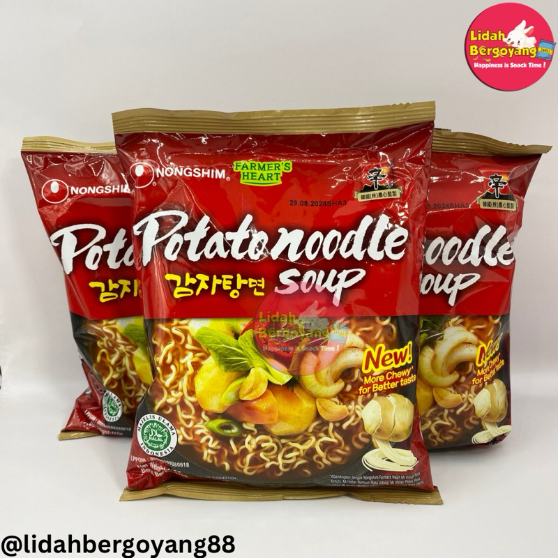 

Potato Noodle Soup / Nongshim Potato Noodle Soup / Nongshim Noodle / Korean Noodle / Mie Instan Korea