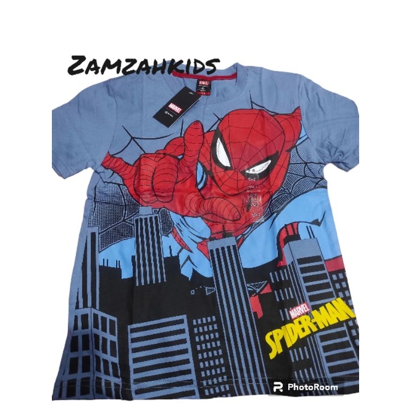 Nevada Marvel original kaos anak laki-laki