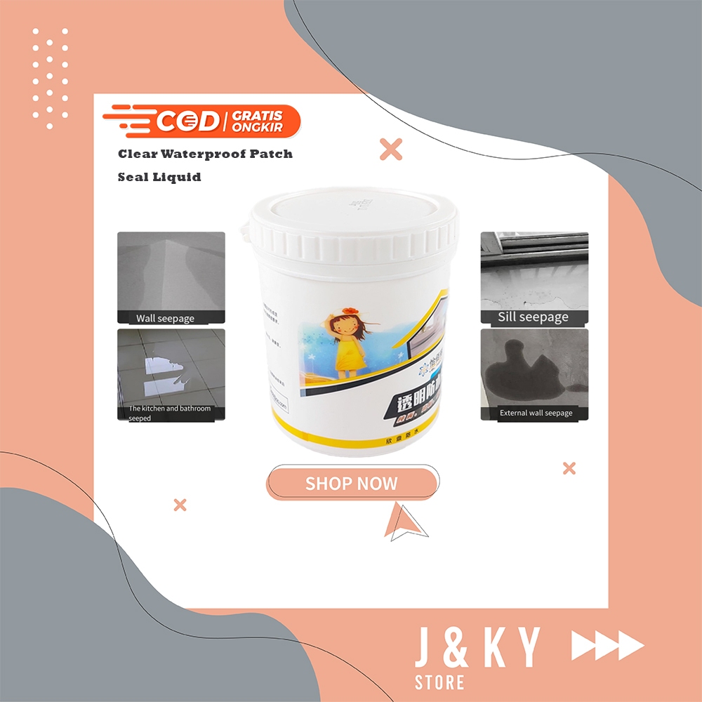 Lem Anti Bocor 500gr - Lem Anti Rembes 500gr - Perekat Cat Atap Anti Bocor 500gr - Lem Coating Water