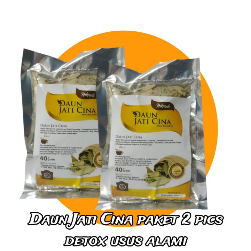 

Teh jati Cina / Teh Senna DETOX usus alami 2 pics