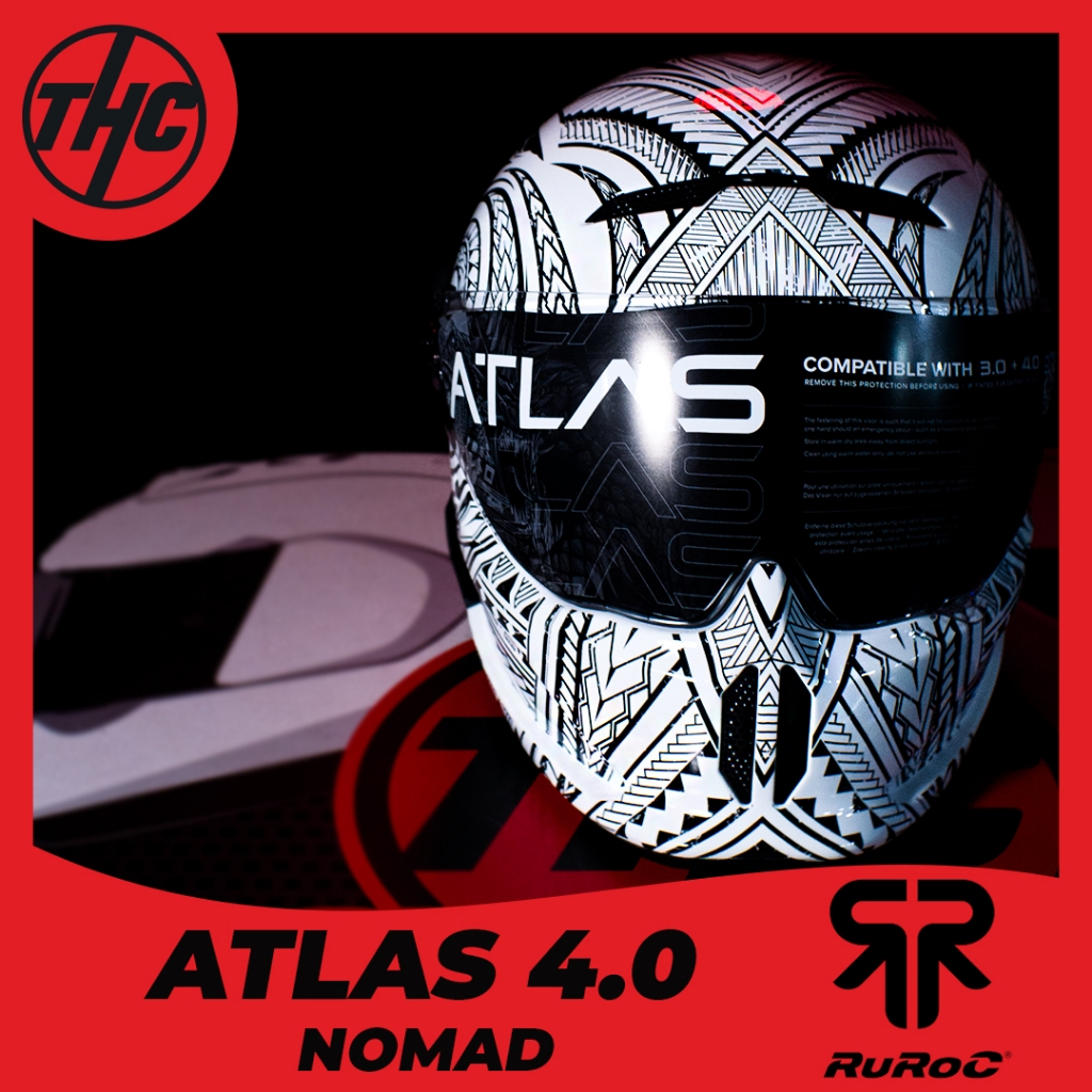 RUROC ATLAS 4.0 NOMAD FULL FACE HELMET ORIGNAL