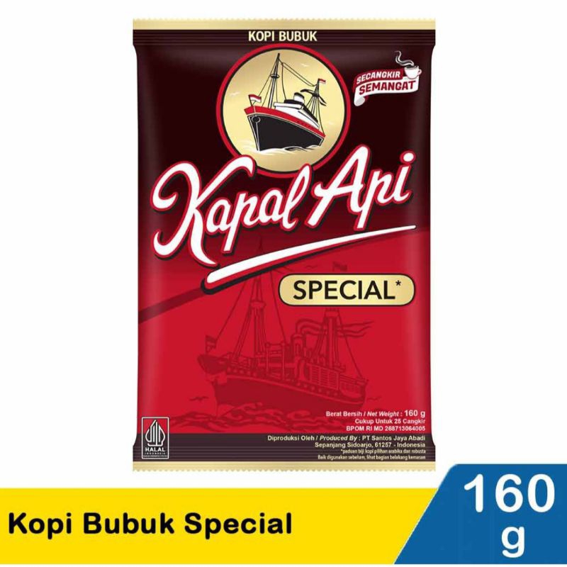 

KAPAL API special 160g kopi bubuk