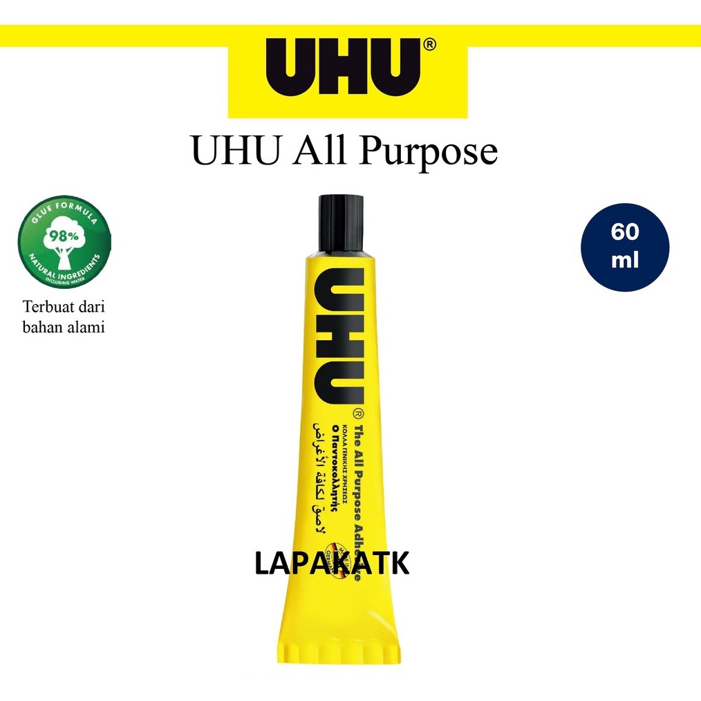 

ART P93P Uhu Lem kertas 6 ml LEM UHU CAIR 6 ML