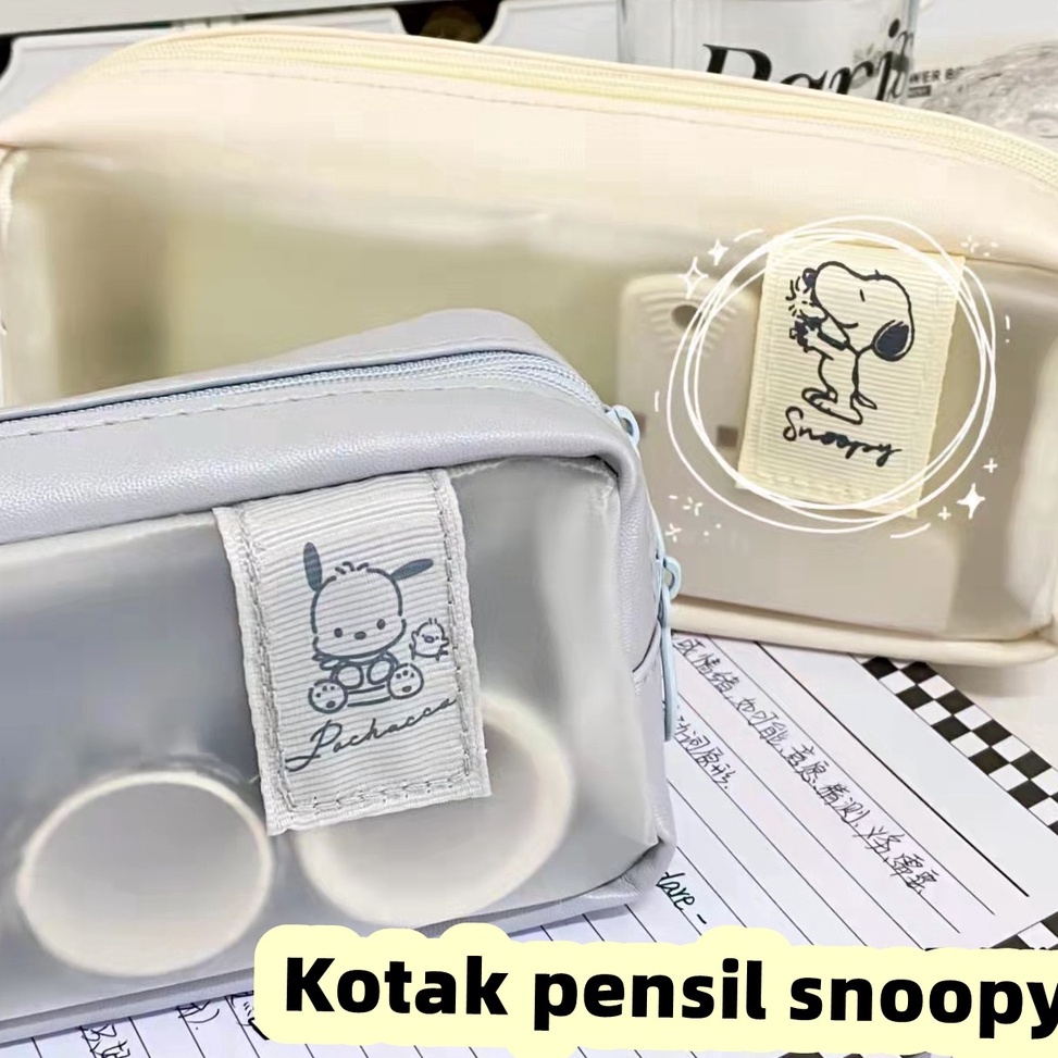 

ART N52S Muji Snoopy Cute Large Capacity Pencil Casepensil pouchmake up tasKotak Pensil