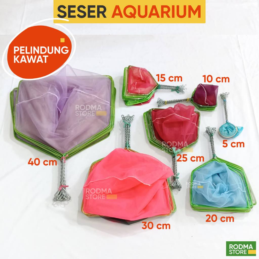SESER Ikan kutu air aquarium 5 cm, 10 cm, 15 cm, 20 cm, 25 cm, 30 cm, 40 cm serokan ikan kecil