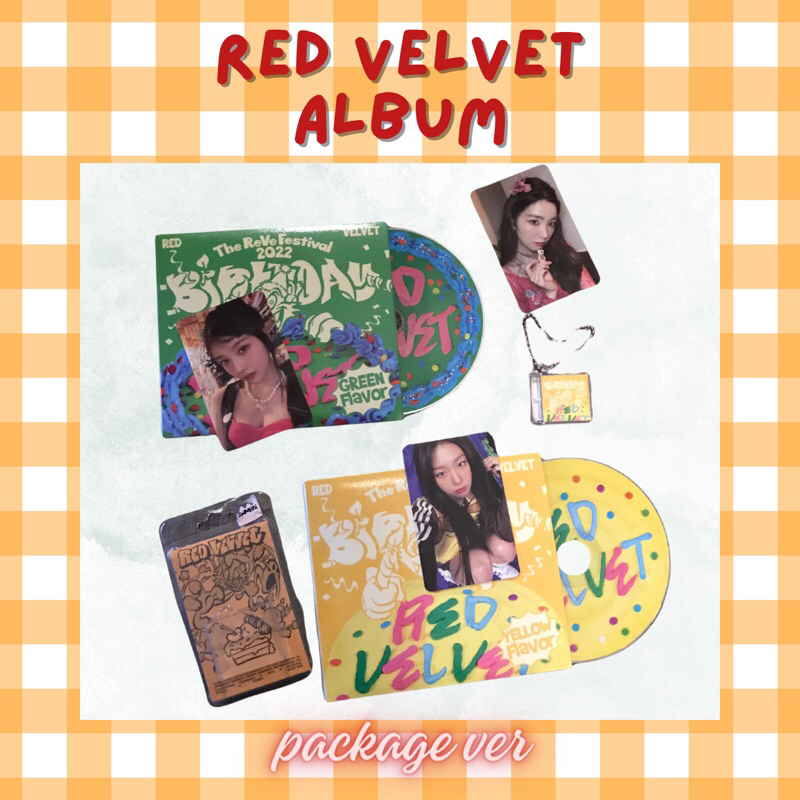 RED VELVET BIRTHDAY ALBUM ONLY UNSEALED