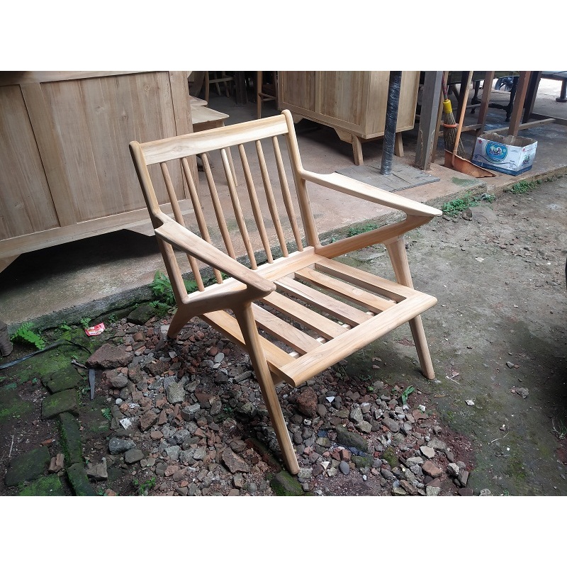 Kursi Santai Minimalis Kursi Sofa Single Kursi Malas Kursi Kayu Jati