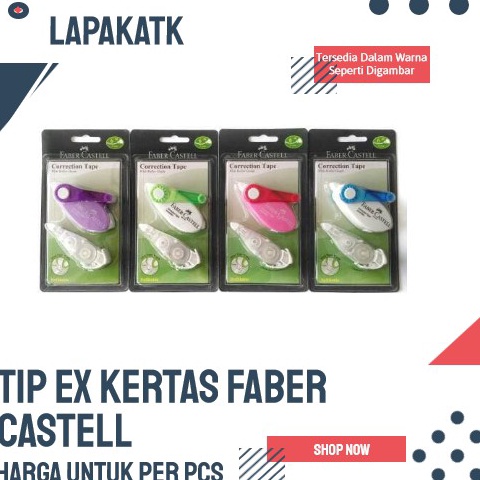 

ART S34T CORRECTION TAPE TIP EX KERTAS FABER CASTELL SR 56