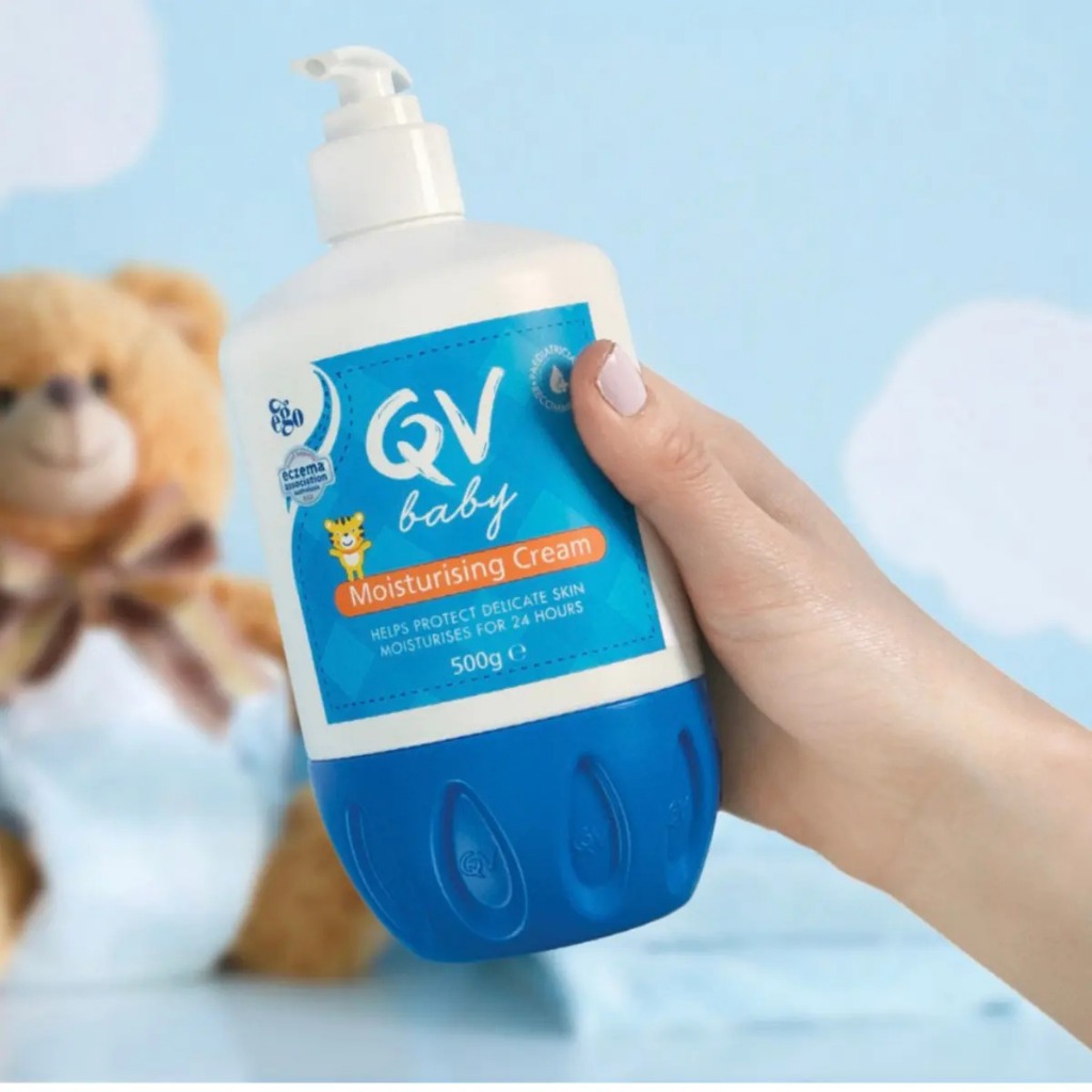 QV Baby Moisturising Cream / Qv baby tiger face cream 250g /  QV krim wajah bayi harimau qv cream qv