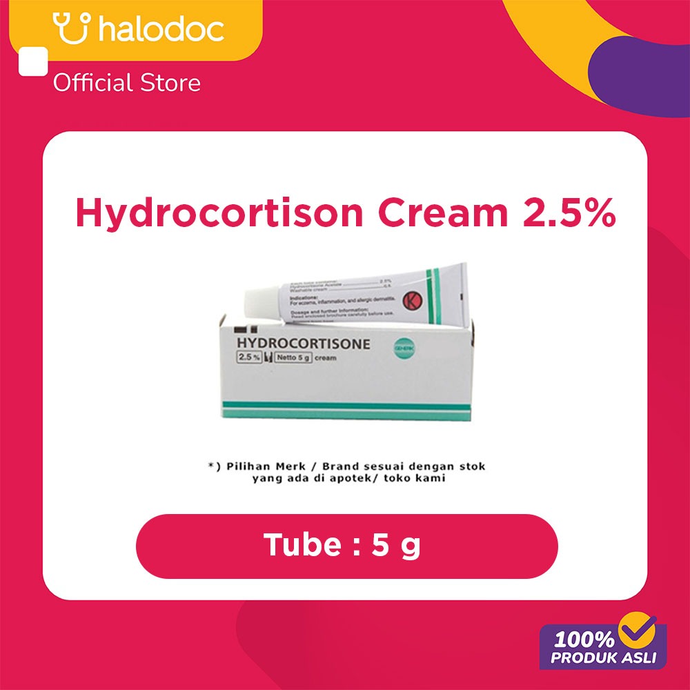 Hydrocortison Cream 2.5% 5 g