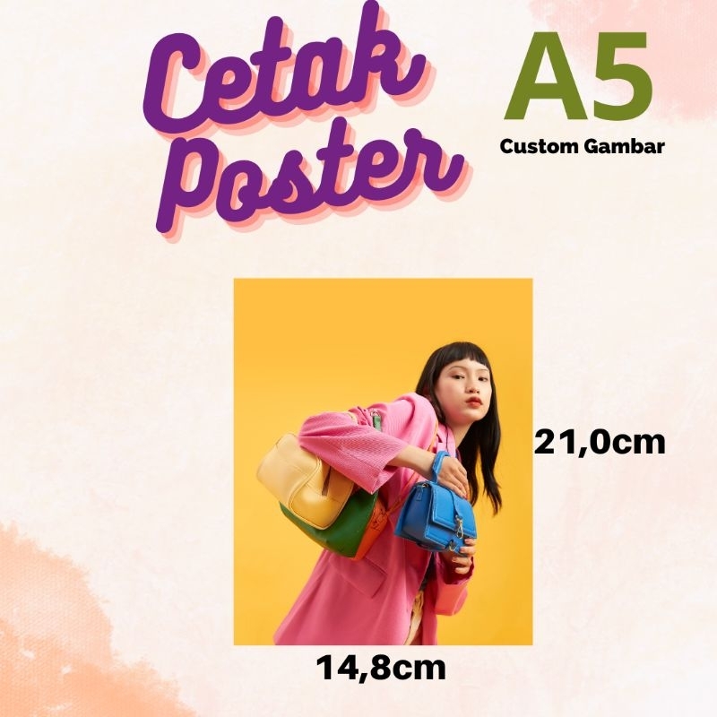Cetak Poster/ Foto A5