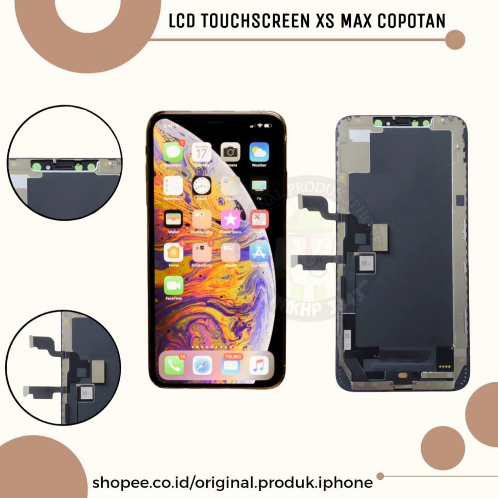 TOUCHSCREEN + LCD XS MAX ORIGINAL COPOTAN
