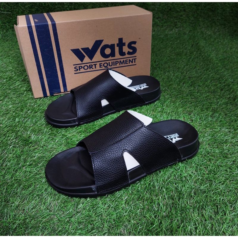 Sandal pria bahan KULIT. sandal slide pria kulit