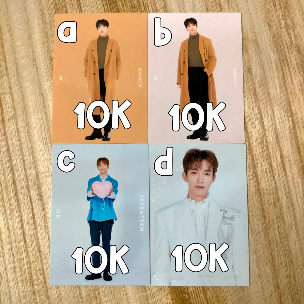 Tc Japan Dokyeom DK Seventeen lenti japan oval card semicolon minicard semicolon