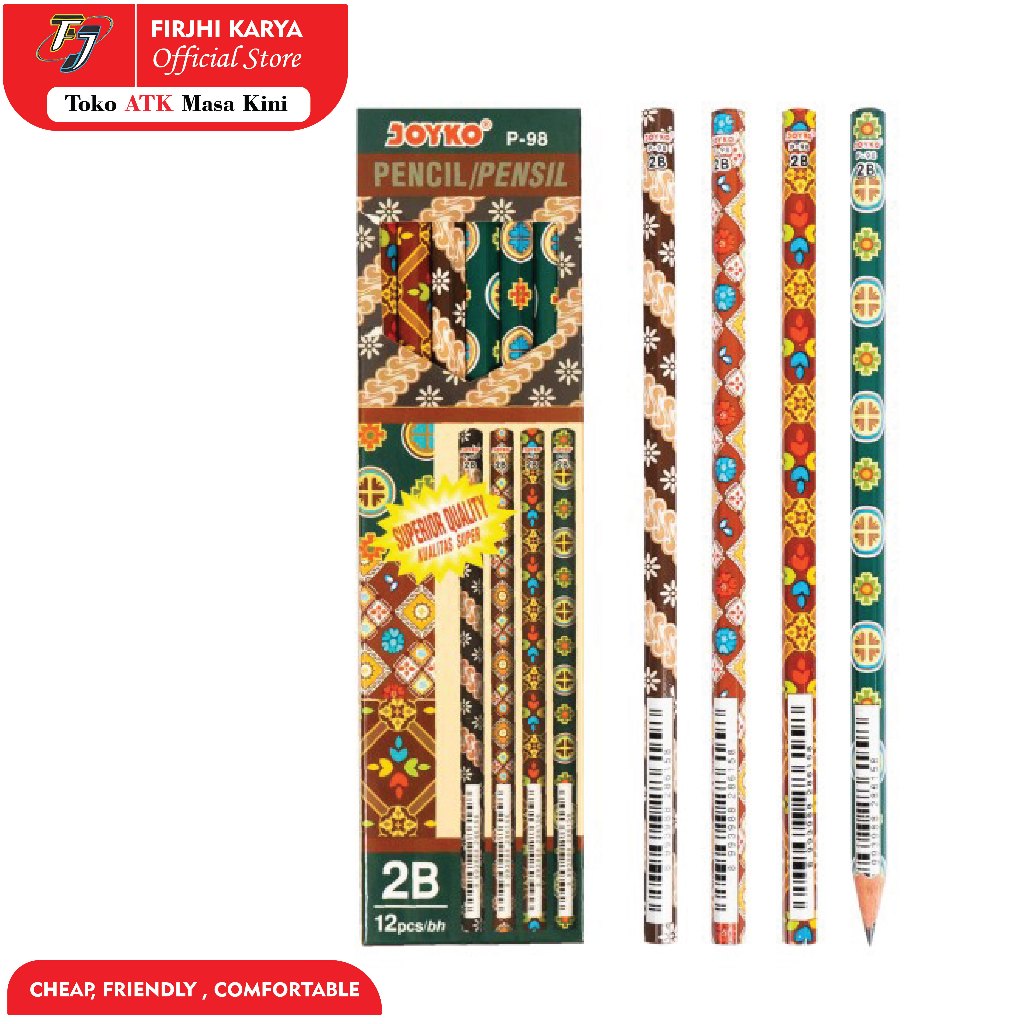 

Pensil Karakter Joyko P98 Batik