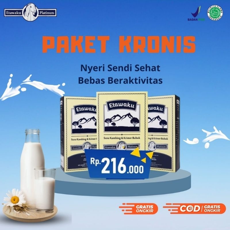 

[HEMAT] ETAWAKU PLATINUM - SUSU KAMBING ETAWA MURNI PAKET 3 BOX