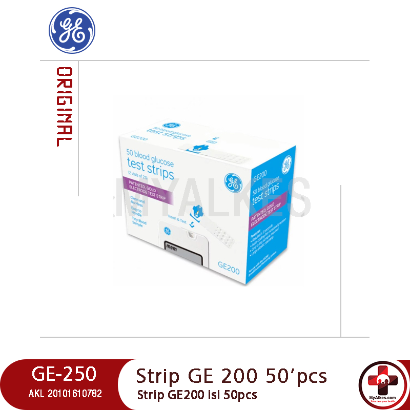 Strip Gula Darah - GE200 - isi 50 / Box