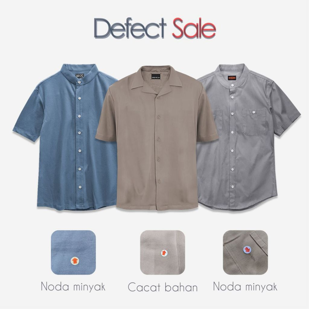 ERESTE REJECT SALE KEMEJA STOCK TERBATAS