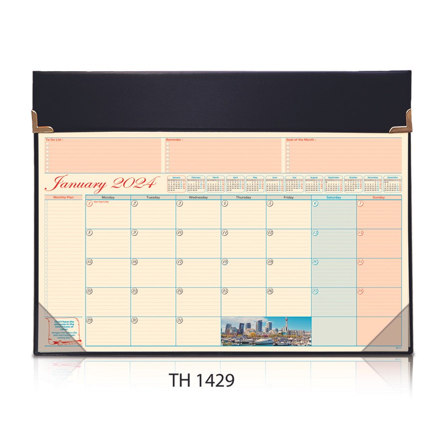 

Deskmatt Planner TH 2024 Ukuran Besar