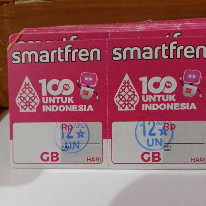VOUCHER SMARTFREN 12GB NONSTOP