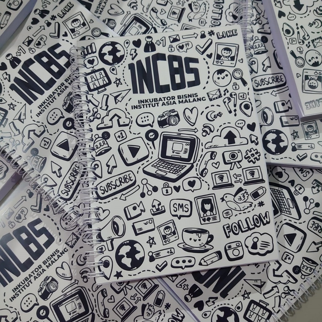 notebook custom murah harga grosir ukuran A7 ( 10,5x7cm full colour minim pembelian 100 pcs harga mu