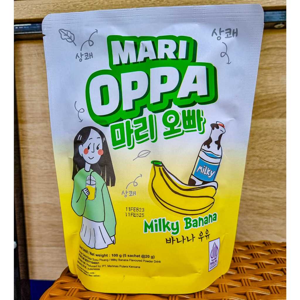 

MARI OPPA MILKY BANANA MINUMAN RASA PISANG