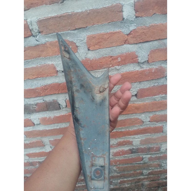 Cover knalpot honda new Megapro mp mono bag.depan