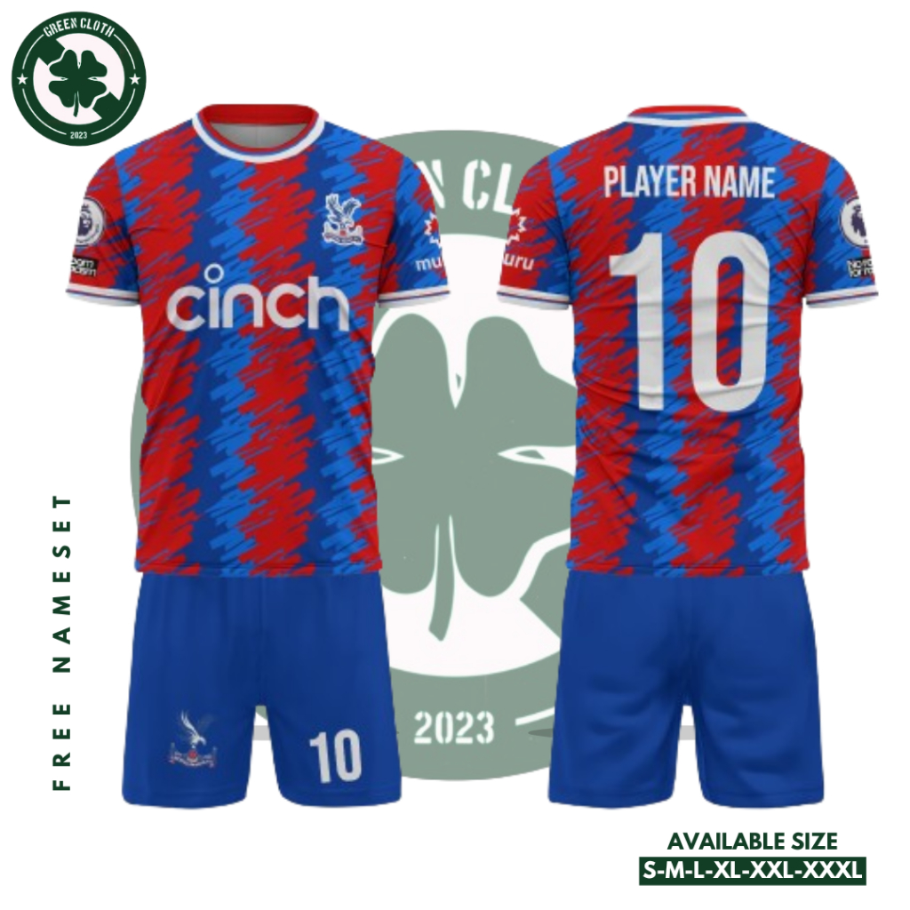 JERSEY SEPAK BOLA CRYSTAL PALACE 2022/2023 - HOME