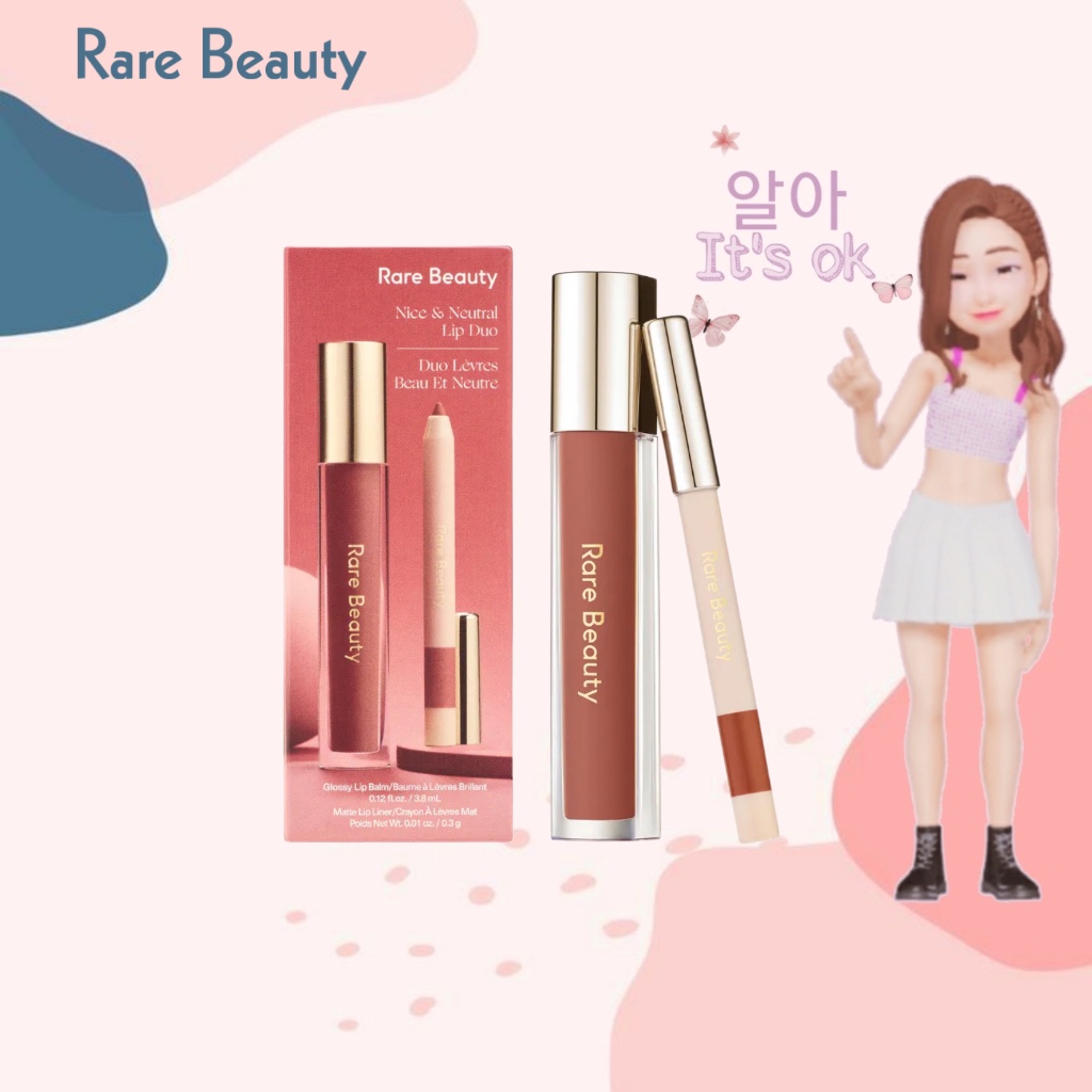 RARE BEAUTY Nice & Neutral Lip Duo - Ara its Ok