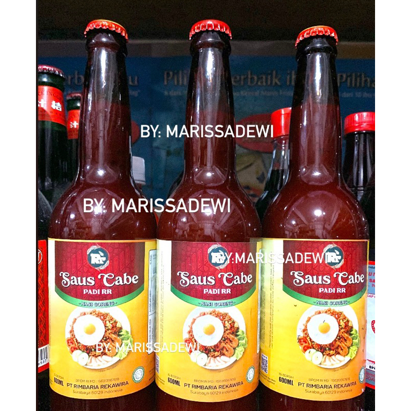 

[TERMURAH] Saus Cabe Lombok Masak Nasi Goreng Padi RR Halal BPOM Murah Rimba Ria Cabai khas Jawa Timur Surabaya