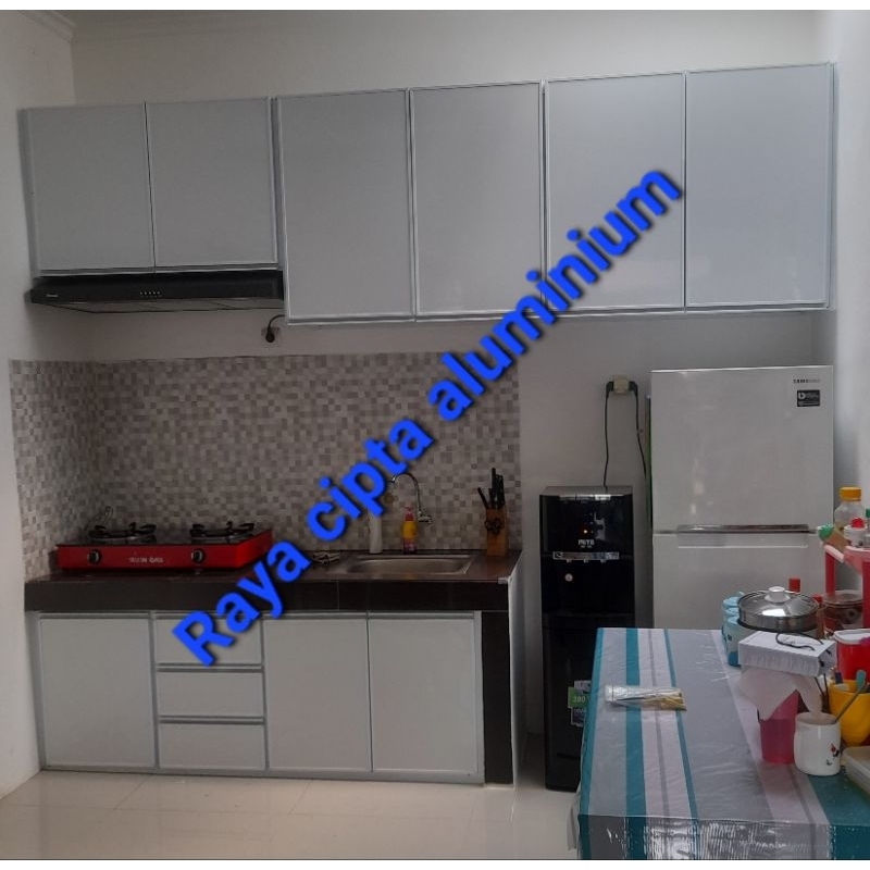 kitchen set aluminium custom